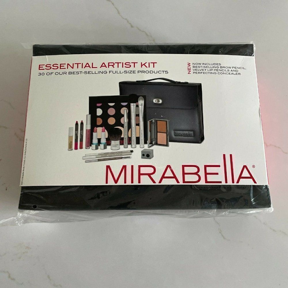 Mirabella Professional Essential Artist Kit for Makeup Artists Black‎ NEW